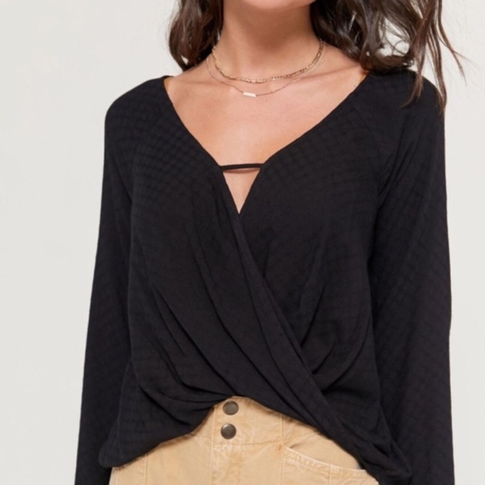 UO | Mayfair Drapey Surplice Top